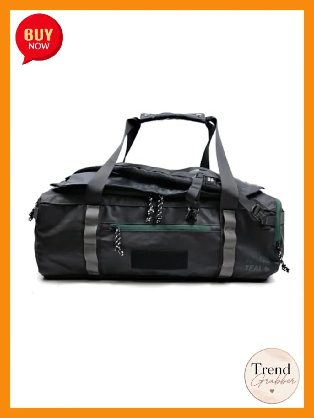 Convertible Travel Duffle Bag 40L Backpack Weekend Gym Carry-On Laptop Shoe